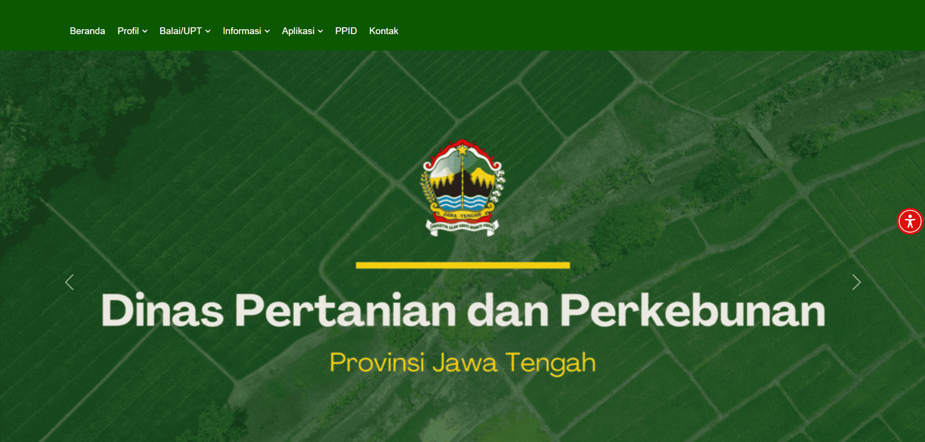 Website Dinas dan Website PPID Jateng