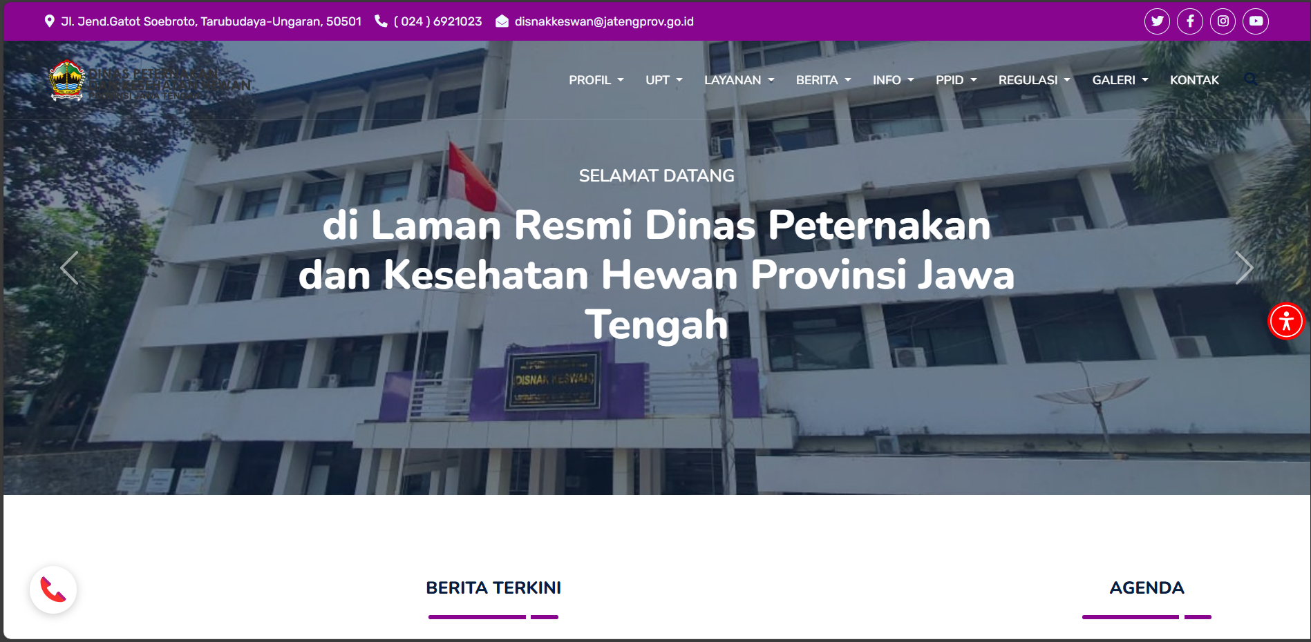 Website Dinas dan Website PPID